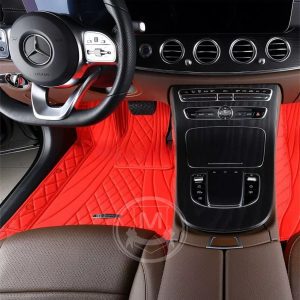 Manicci Luxury Custom Fitted Car Floor Mats Bright Red V3 2