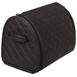 Black with Blue Diamond Car Trunk Storage Organizer Bag 3