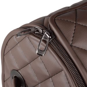 Dark Brown Diamond Car Trunk Storage Organizer Bag 4